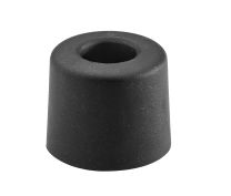 Zaustavljalec vrat FI30x25mm, plastičen, vijačni, črn