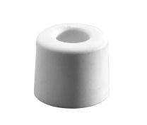 Zaustavljalec vrat FI30x25mm, plastičen, vijačni, beli