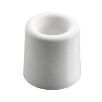 Zaustavljalec vrat FI40x40mm, plastičen, vijačni, beli 