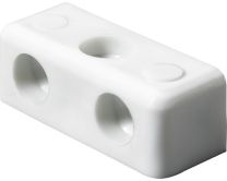 Kotnik 35x12x12mm plastika, bel 