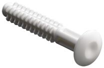 Moznik plastični FI6,9x39mm, z utori, beli (Pak=16kos) 