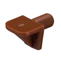 Nosilec polic FI5mm, rjava plastika (PAK=20kos) 