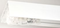 TRAČNICA BERLIN 210cm, enotirna, bela 