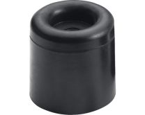 Zaustavljalec vrat FI40x40mm, plastičen, vijačni, črn 