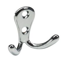 Kavelj za plašč 80x47x29mm, kromiran 