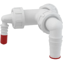 PVC KOLENO ZA PRALNI STROJ IN SUŠILNI STROJ Z MEMBRANO P149Z G1"/8–23
