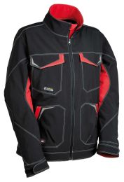 Jakna Softshell Mirassol št.64 (05 črno-rdeča)