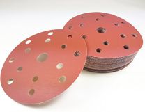 PAPIR BRUSNI DISK 150mm gr.120 VELUR 6+1 LUKNJA SMIRDEX (pak.100.kos)