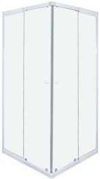 KABINA TUŠ KVADRATNA KVD DRSNA VRATA 80-90x190, 4MM