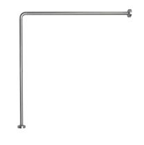 Tirnica za tuš zaveso 80x80 krom, GEDY TANG8001310 