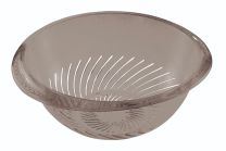 Cedilo okroglo Fabienne, fi 26x11cm, pvc, siv  
