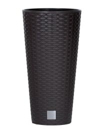 Lonček okrasni okrogli fi 250mm RATO TUBUS ANTHRACITE, Pros