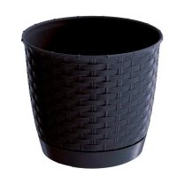 Lonček okrasni ogrogli fi 190mm RATOLLA ROUND ANTHRACITE, Pros