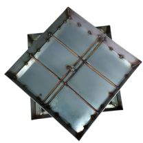 JAŠEK OLJNI INOX Z DNOM 200x200