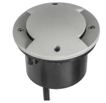 Svetilka LED zunanja vgradna 2000115-B TALNA SIVA 1,2W 6500K IP65