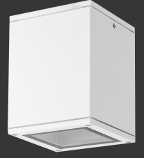 Svetilka LED zunanja AL133C KVAD. BELA E27 IP54