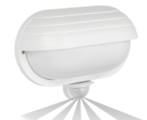 Svetilka LED zun. LF-1/W s PIR senzorjem MUSAM BELA E27 60w IP44