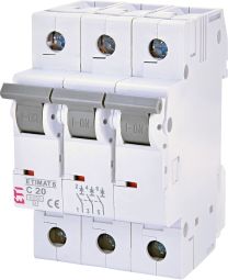 VAROVALKA ETIMAT-6 C 3p 20A 2145517 ETI