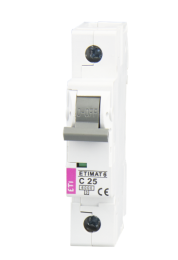 VAROVALKA ETIMAT-6 C 1p 25A 2141518 ETI