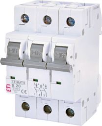VAROVALKA ETIMAT-6 B 3p 20A 2115517 ETI