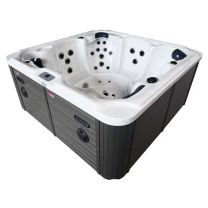 ZUNANJI MASAŽNI BAZEN OASIS MAXI BELI MARMOR 210 x 210 x 95 cm