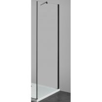 STEKLO FIKSNO ZA TUŠ KABINO 90x195 6mM ČRNO (88.5-89.5cm)