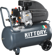 KOMPRESOR BATNI KAC-50 (50l/300l-min (vhodni pretok), 8 bar, 75Db, 1.8kW, 230V/50Hz) KITTORY