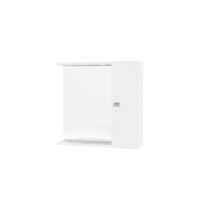 Kopalniška omarica zidna 199/LED, z 1 vrati, bela sijaj, dim.:58x57x15,5cm