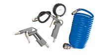 KIT KOMPLET PNEVMATSKEGA ORODJA 3/1 Black line
pištola za izpihovanje + pištola za polnjenje pnevmatik + spiralna cev 5m s spojkami