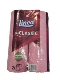 Brisače v roli, 1 sl., 100 list., 2/1, 29 cm, reciklaža krep roza, Linea 
