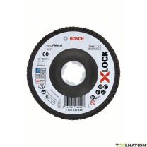 BRUS LAMELNI 125mm gr. 80 fe X-LOCK Bosch– BOSCH