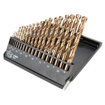 Svedri 1.0-10.0mm 19/1 grt. Hss-co (135°) din 338 - 57h089 Graphite