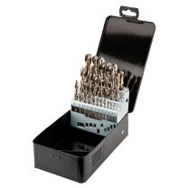 Svedri 1.0-13.0mm 25/1 grt. Hss-co (135°) din 338 v kovinski kaseti - 57h090 Graphite
