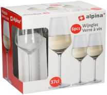 Kozarec za belo vino 370ml, 6/1, Alpina 

