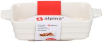 Pekač keramični kvadratni 330ml, 18,5x10x4cm Alpina
