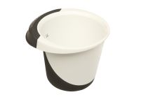 Posoda za stepanje dno proti drsenju 1,5l fi18x14cm belo/graphit
