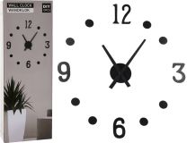 Ura stenska MDF Diy black  
