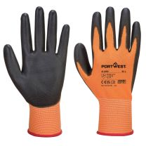 Rokavice PW PU Palm (oranžno-črna) št.XS/6