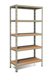 REGAL KOVINSKI SIV-5 IVERAL POLIC - NOSILNOST DO 200kg/POLICO-KLIK 90x40x180cm PM5P9401G