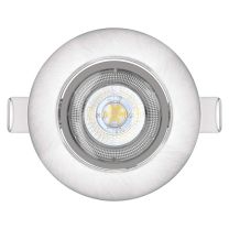 Svetilka LED točkovna srebrna NW 5W=50W 450lm 4000K 96x25MM IP20 A+