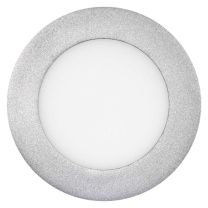 Panel LED nadomet okrogel.6W=50W NW srebrn 450 lm 4000K 120x40mm IP20 A+