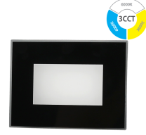 Svetilka LED vgradna 5W 240lm 3CCT 38* črno steklo IP66 WALL-A005-3CCT-BL