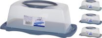Pladenj s pokrovom za pecivo 40x20x15cm raz. barve

