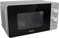 Mikrovalovna pečica Gorenje MO20E1S, 20L, mehanska, srebrna