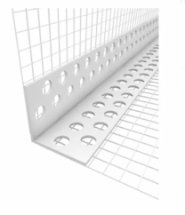 Fasadni vogalnik PVC z mrežo 15x10 2,5m
50 kos/paket, 2100 kos/paleta