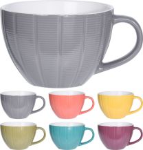 Lonček barvni Stoneware 460ml 