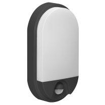 Svetilka LED zunanja s senzorjem OPAL NEFRYT ČRNA 15W 1100lm IP54