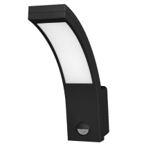 Svetilka LED PIRYT s senzorjem 10W 800lm 4000K ČRNA IP54 AD-OP-6109BLPMR4