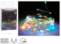 Lučke 80 led večbarvne baterisjke notranje, Koo.