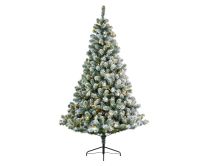 Smreka novoletna zasnežena 210 cm z 380 lučkami, Imperial, Kaem.